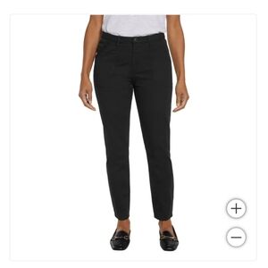NWT Banana Republic Women's High Rise Twill Pant Black